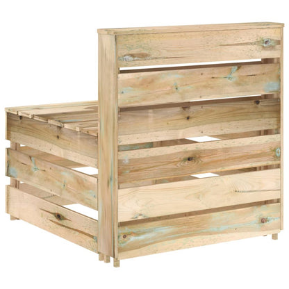 Tuinmiddenbank pallet geïmpregneerd grenenhout