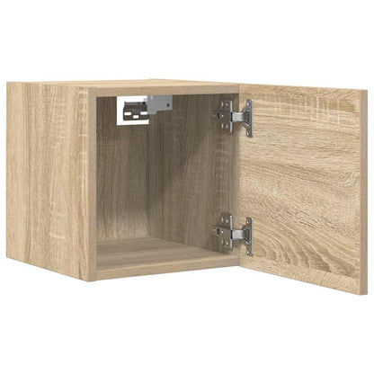 Tv-wandmeubel 30,5x30x30 cm sonoma eikenkleurig