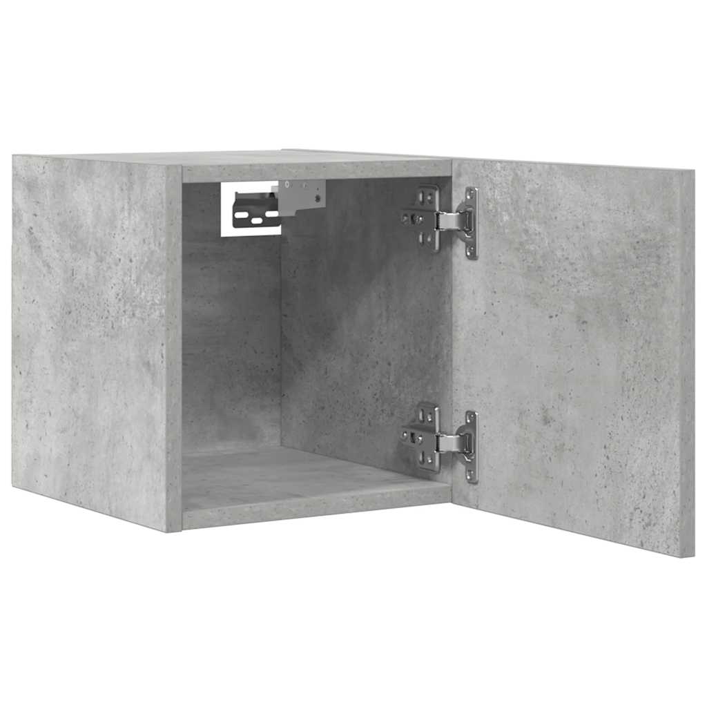 Tv-wandmeubelen 2 st 30,5x30x30 cm betongrijs