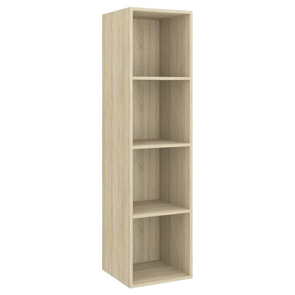 Tv-wandmeubel 37x37x142,5 cm bewerkt hout sonoma eikenkleurig