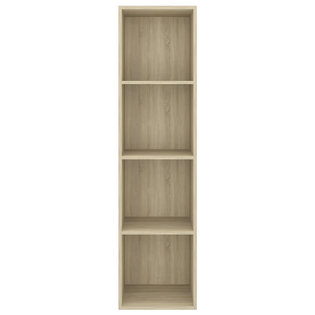 Tv-wandmeubel 37x37x142,5 cm bewerkt hout sonoma eikenkleurig