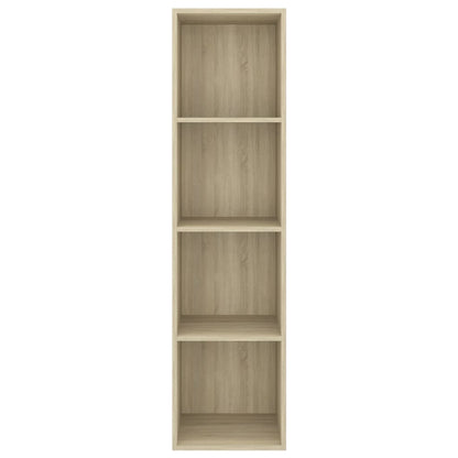 Tv-wandmeubel 37x37x142,5 cm bewerkt hout sonoma eikenkleurig