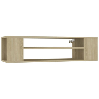 Tv-hangmeubel 100x30x26,5 cm bewerkt hout sonoma eikenkleurig