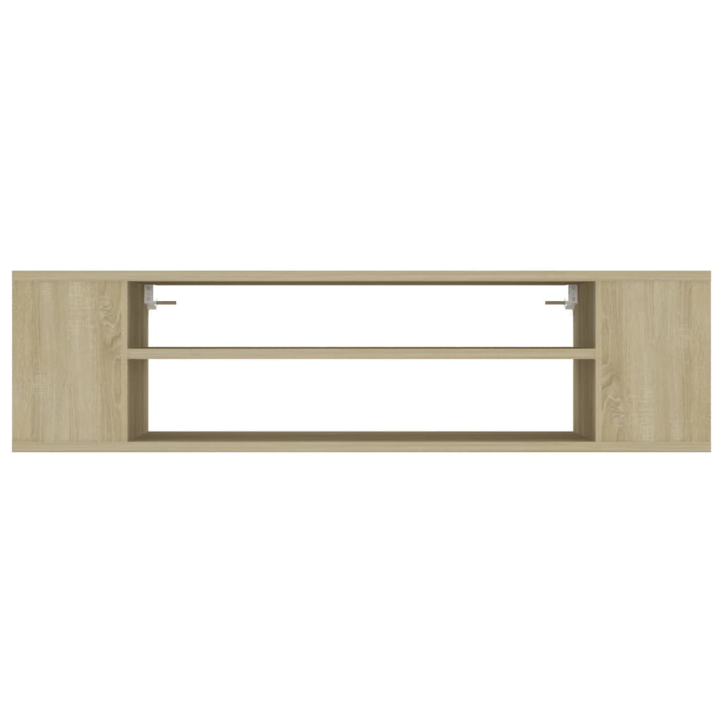 Tv-hangmeubel 100x30x26,5 cm bewerkt hout sonoma eikenkleurig