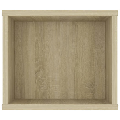 Tv-hangmeubel 100x30x26,5 cm bewerkt hout sonoma eikenkleurig