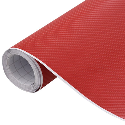 2 st Autofolie 4D 100x150 cm + 50x150 cm rood