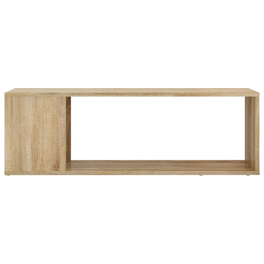 Tv-meubel 100x24x32 cm bewerkt hout sonoma eikenkleurig