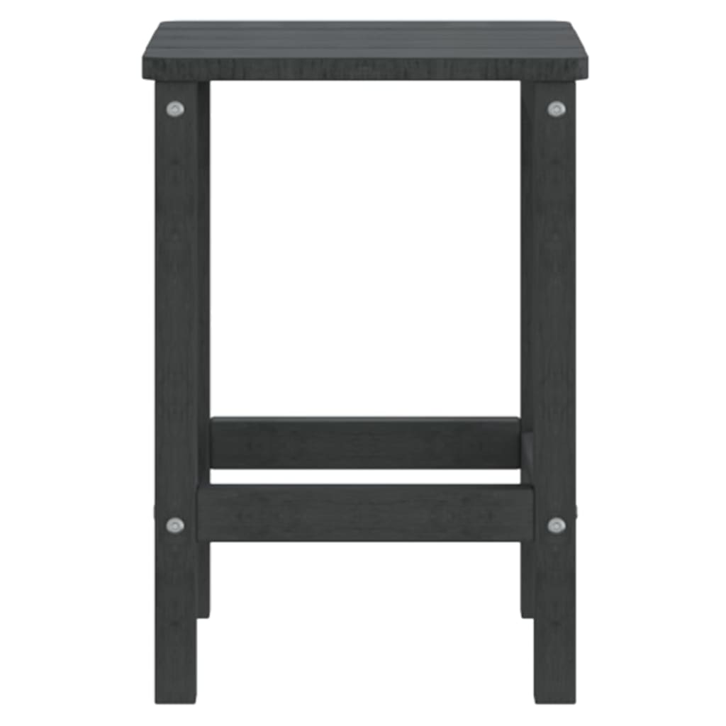 Tuintafel Adirondack 38x38x46 cm HDPE antracietkleurig