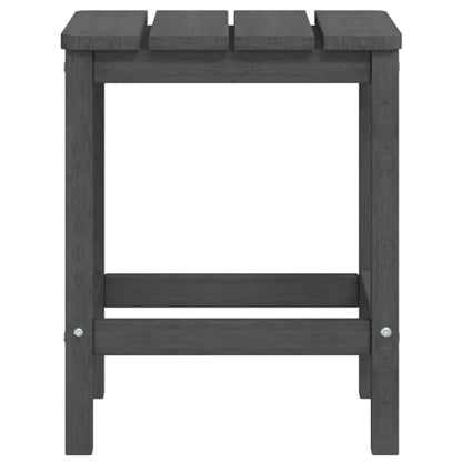 Tuintafel Adirondack 38x38x46 cm HDPE antracietkleurig