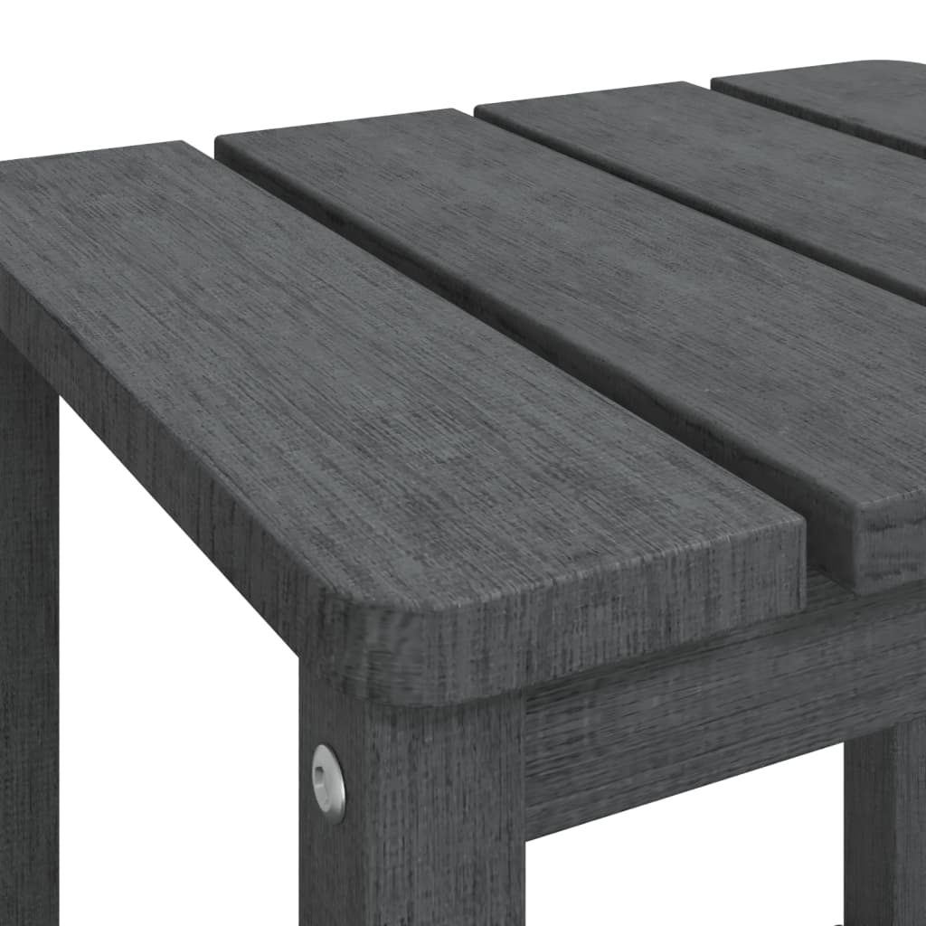 Tuintafel Adirondack 38x38x46 cm HDPE antracietkleurig