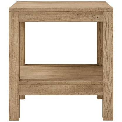 Badkamertafel 45x35x45 cm massief teakhout