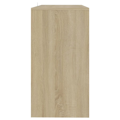 Wandtafel 89x41x76,5 cm bewerkt hout sonoma eikenkleurig