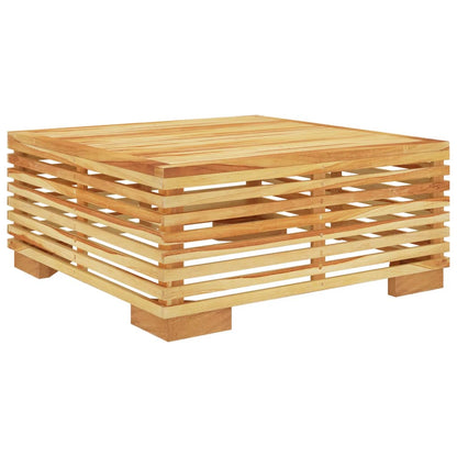 Tuintafel 69,5x69,5x31 cm massief teakhout