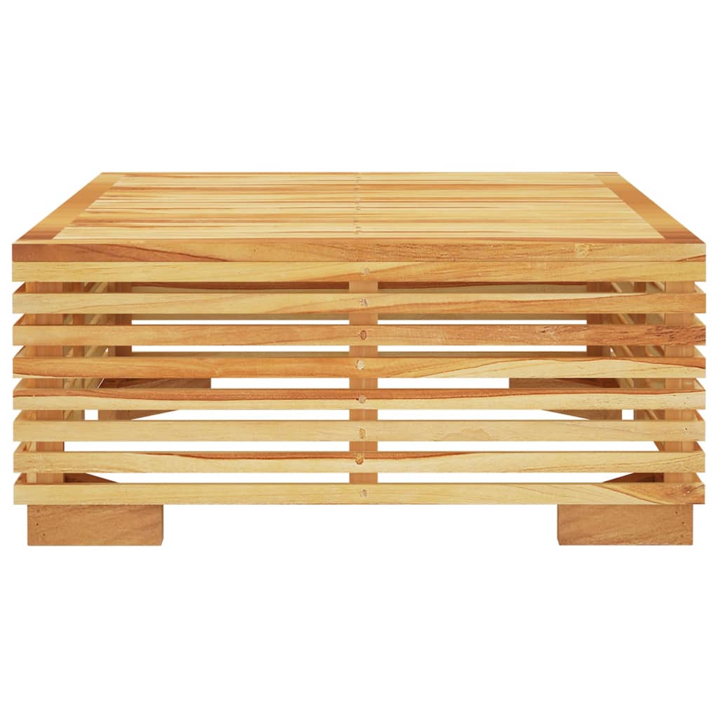 Tuintafel 69,5x69,5x31 cm massief teakhout