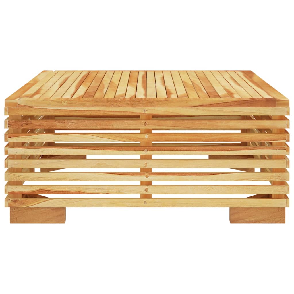 Tuintafel 69,5x69,5x31 cm massief teakhout