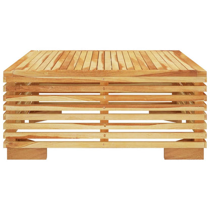 Tuintafel 69,5x69,5x31 cm massief teakhout