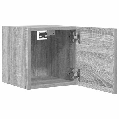 Tv-wandmeubelen 4 st 30,5x30x30 cm grijs sonoma eikenkleurig