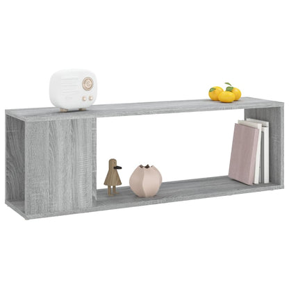 Tv-meubel 100x24x32 cm bewerkt hout grijs sonoma eikenkleurig