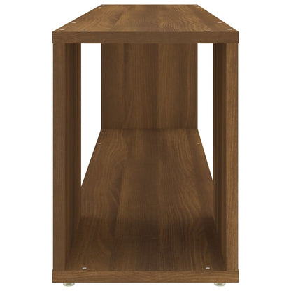 Tv-meubel 100x24x32 cm bewerkt hout bruin eikenkleur