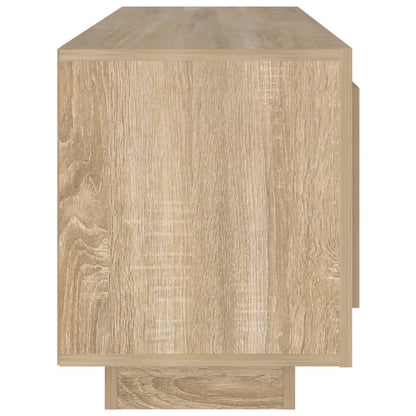 Tv-meubel 102x35x45 cm bewerkt hout sonoma eikenkleurig