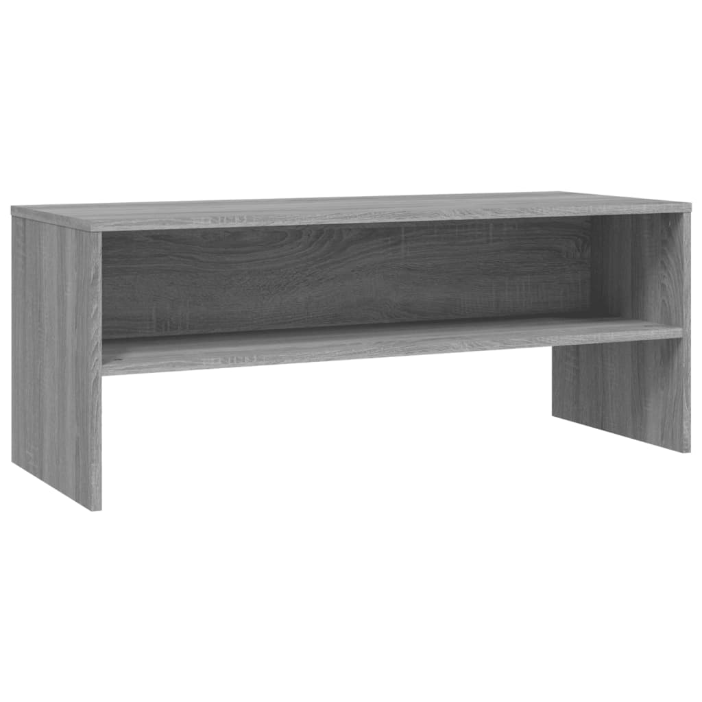 Tv-meubel 100x40x40 cm bewerkt hout grijs sonoma eikenkleurig