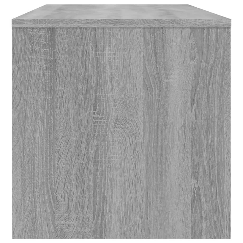 Tv-meubel 100x40x40 cm bewerkt hout grijs sonoma eikenkleurig