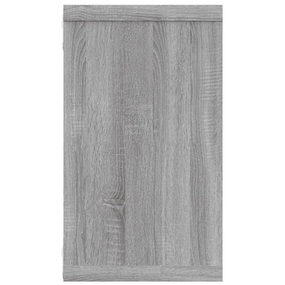 Wandschappen kubus 4 st 80x15x26,5 cm bewerkt hout grijs sonoma