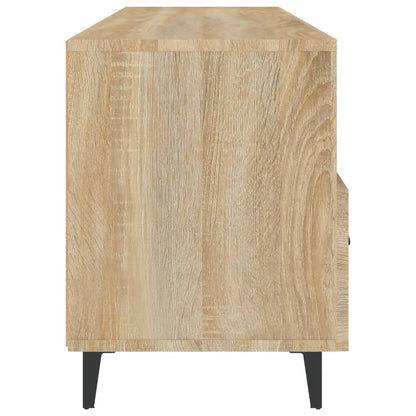 Tv-meubel 102x35x50 cm bewerkt hout sonoma eikenkleurig