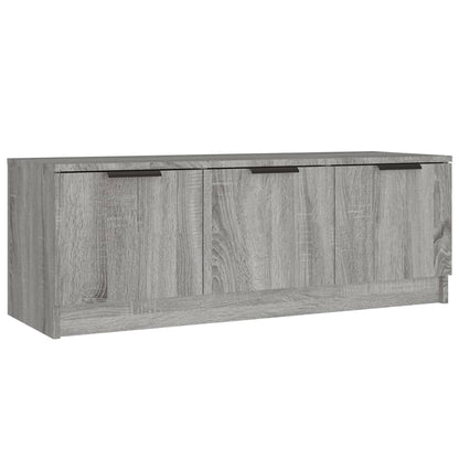 Tv-meubel 102x35x36,5 cm bewerkt hout grijs sonoma eikenkleurig