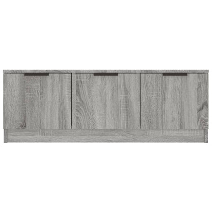 Tv-meubel 102x35x36,5 cm bewerkt hout grijs sonoma eikenkleurig