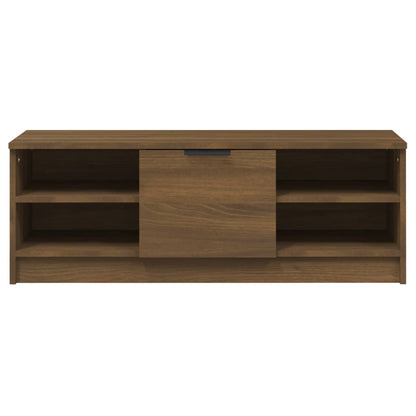 Tv-meubel 102x35,5x36,5 cm bewerkt hout bruin eikenkleur