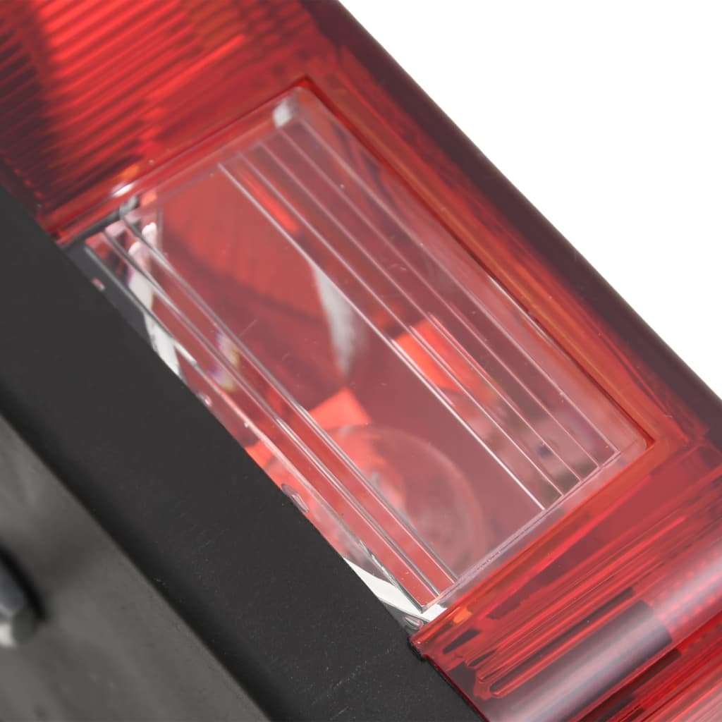 Aanhangerlampen 2 st klassiek peertje 12 V 23x6x13 cm rood