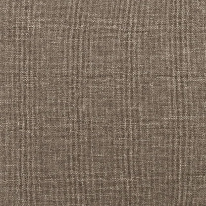 Bankje 70x30x30 cm stof taupe