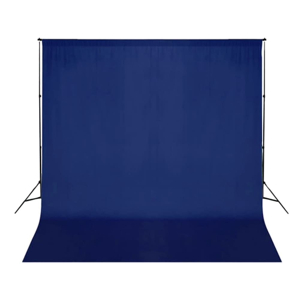 Achtergrond zonder standaard chromakey 300x300 cm katoen blauw