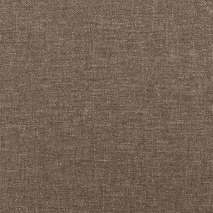 Bankje 70x35x41 cm stof taupe