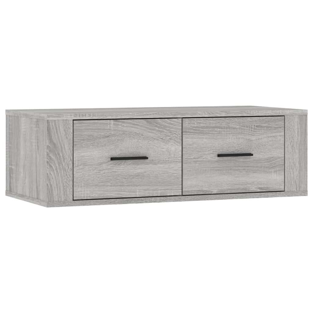 Tv-hangmeubel 80x36x25 cm bewerkt hout grijs sonoma eikenkleur