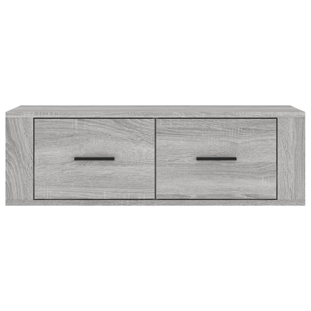 Tv-hangmeubel 80x36x25 cm bewerkt hout grijs sonoma eikenkleur