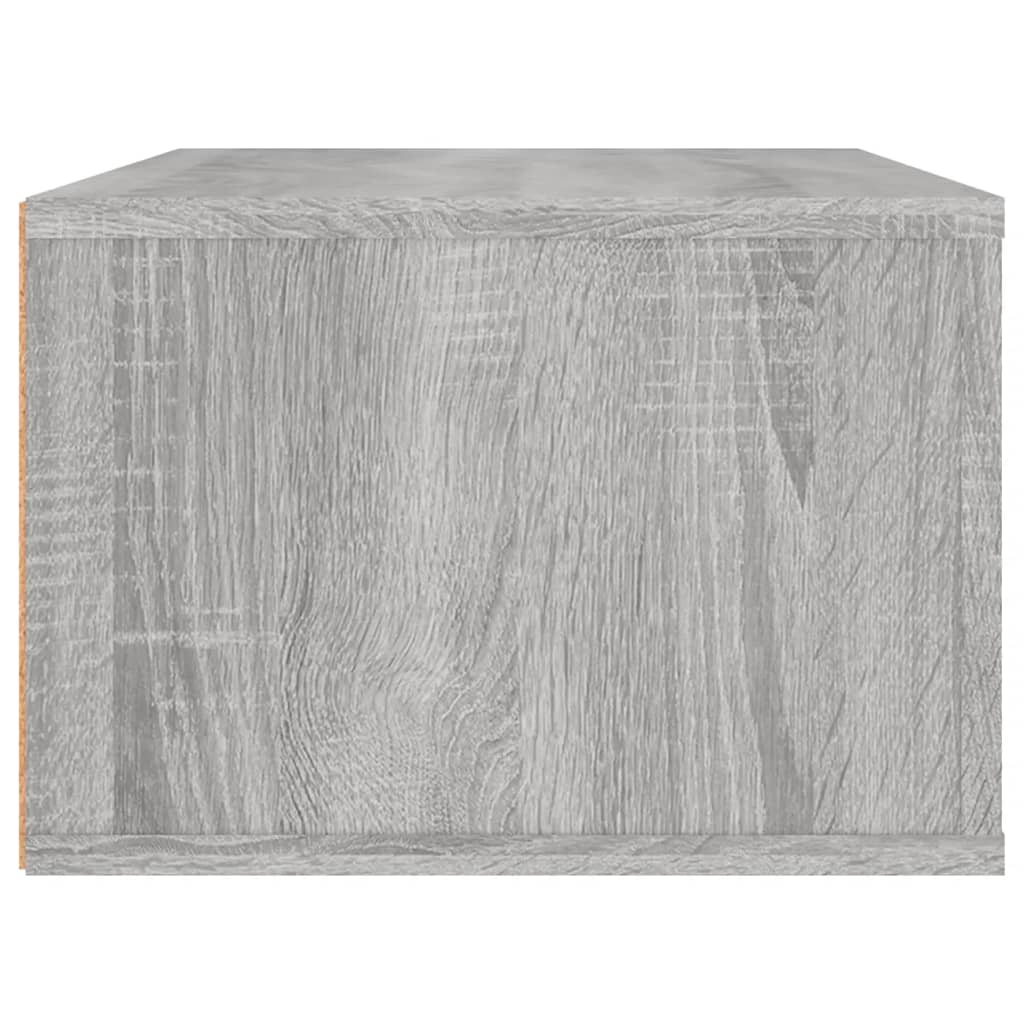 Tv-hangmeubel 80x36x25 cm bewerkt hout grijs sonoma eikenkleur