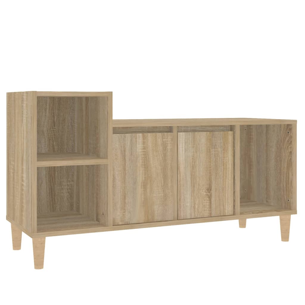 Tv-meubel 100x35x55 cm bewerkt hout sonoma eikenkleurig