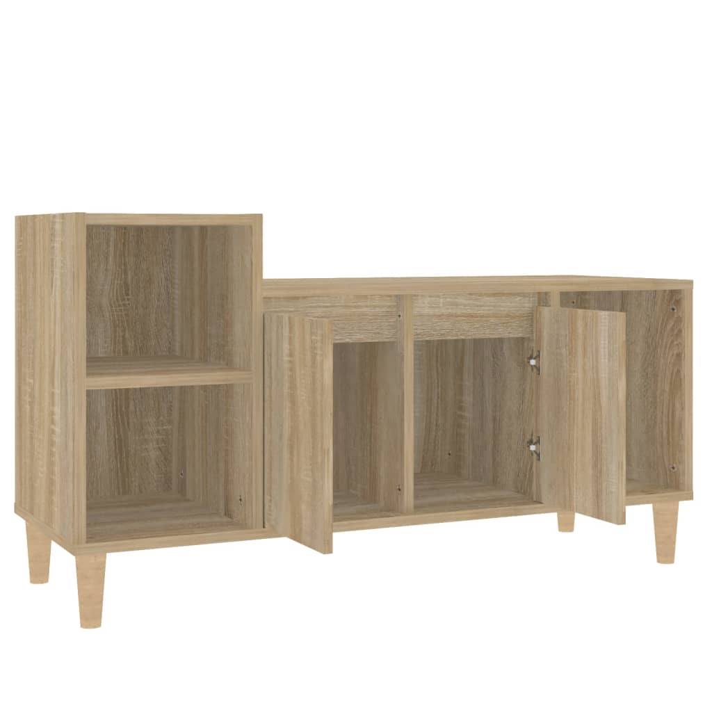 Tv-meubel 100x35x55 cm bewerkt hout sonoma eikenkleurig