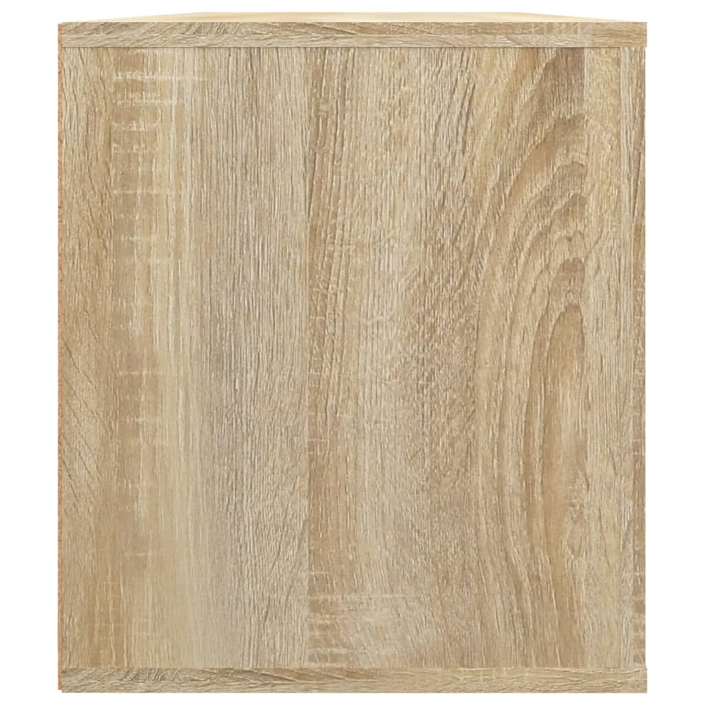 Tv-meubel 100x35x40 cm bewerkt hout sonoma eikenkleurig