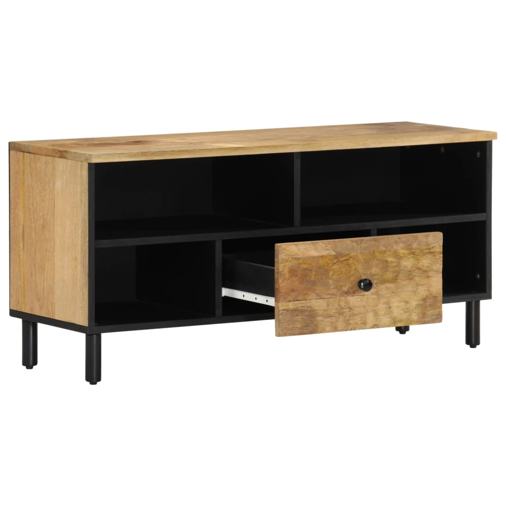 Tv-meubel 100x33x46 cm massief mangohout