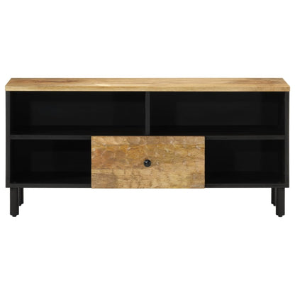 Tv-meubel 100x33x46 cm massief mangohout