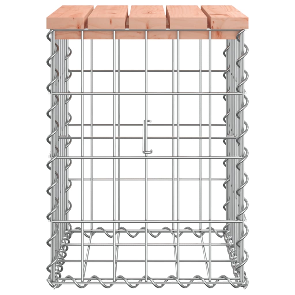 Tuinbank schanskorfontwerp 33x31x42 cm massief douglashout