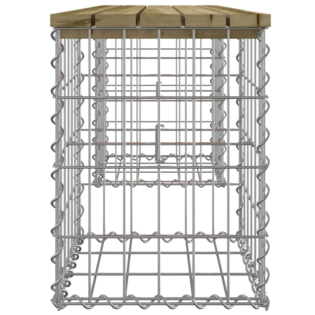 Tuinbank schanskorfontwerp 103x31x42 cm geïmpregneerd hout