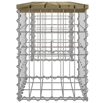 Tuinbank schanskorfontwerp 103x31x42 cm geïmpregneerd hout