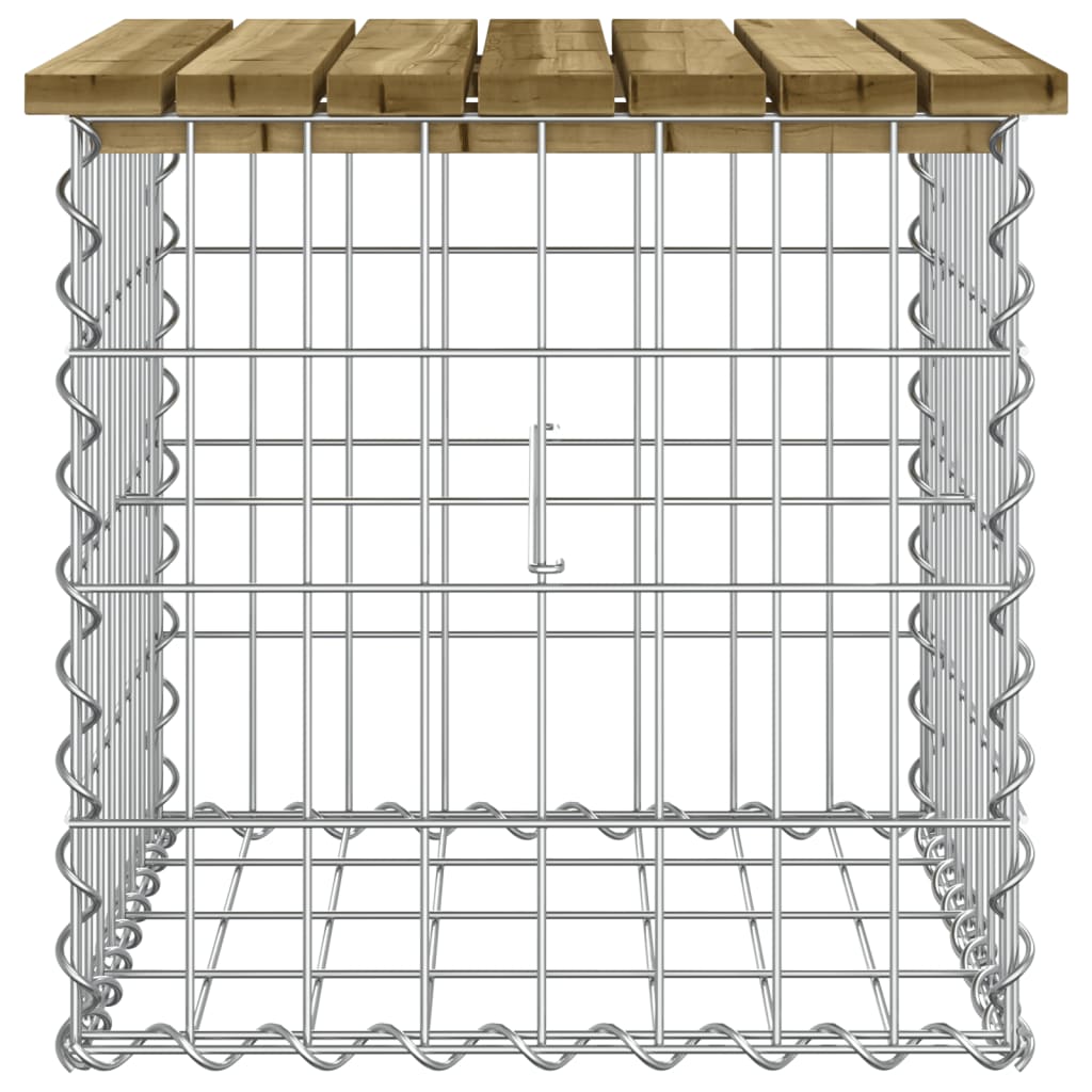 Tuinbank schanskorfontwerp 43x44x42 cm geïmpregneerd grenenhout