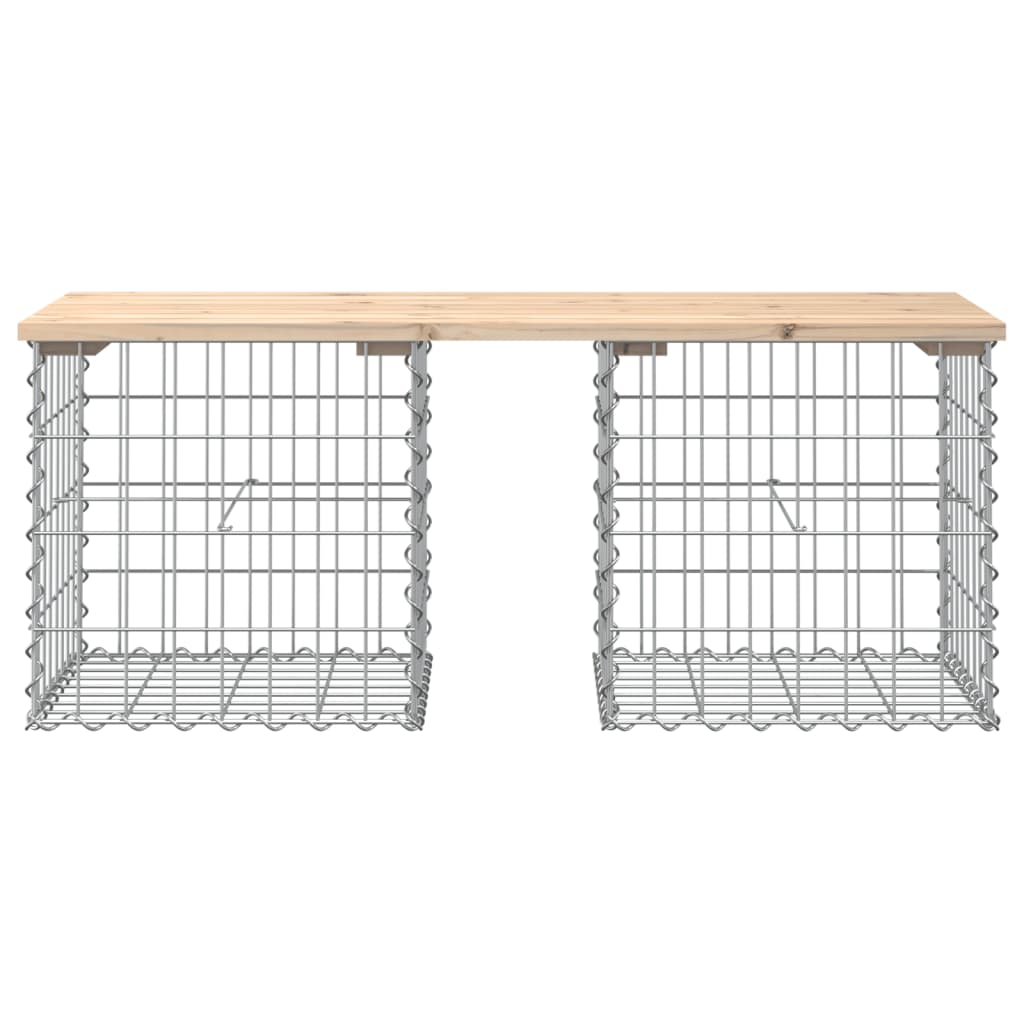 Tuinbank Schanskorfontwerp 103x44x42 cm massief grenenhout