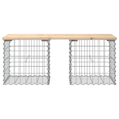 Tuinbank Schanskorfontwerp 103x44x42 cm massief grenenhout