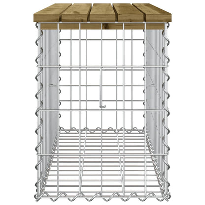 Tuinbank schanskorfontwerp 83x31,5x42 cm geïmpregneerd hout